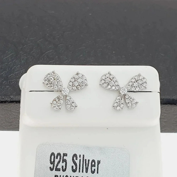 925 sterling silver luxury CZ earrings for women/girls, Best RJUS2141 - Picture 6 of 11